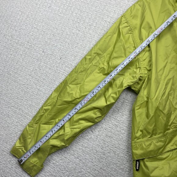 McKinley Aquamax Windbreaker Shell Jacket Women M Lime Green Light / Packable - Picture 11 of 16